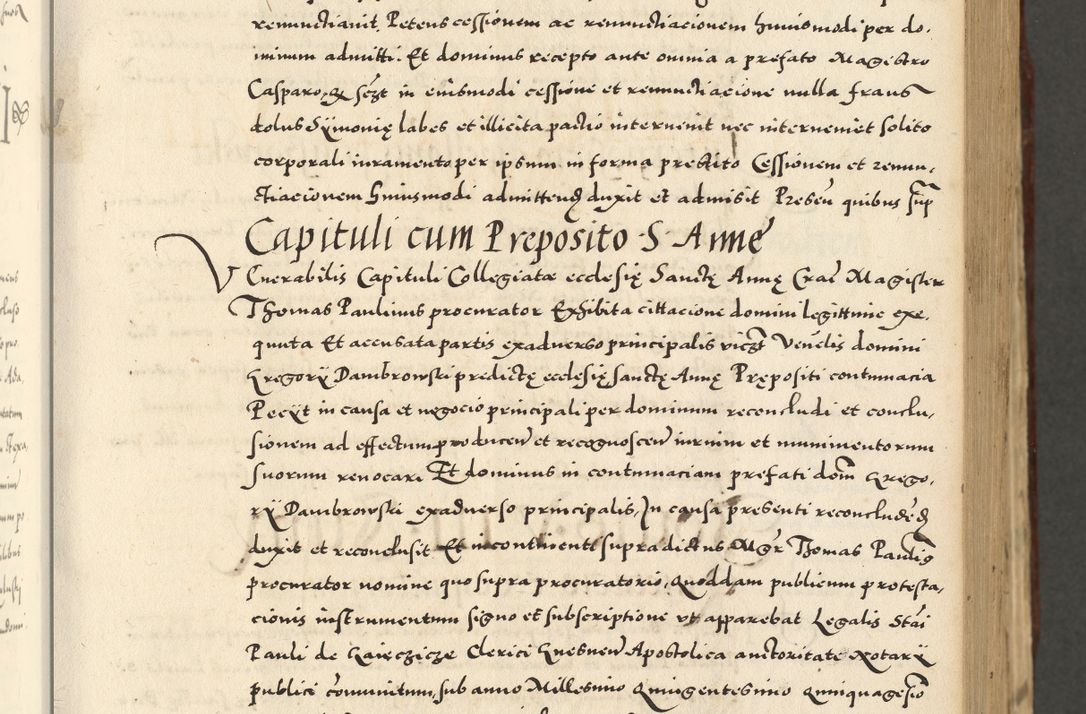 Zdjęcie nr 191 dla obiektu archiwalnego: Acta actorum causarum sententiarum deffinitiuarum, quam interloquutoriarum, decretorum, obligationum, procuratorum etc. coram Reverendo Domino Martino Izbienski de Rusiecz Archidiacono Posnaniensis, custode et in Spiritualibus Vicario generali officiali Cracoviensis, ad Annum Domini Millesimum quingentesimum Sexagesimum Nonum cuius indictio duodecima, Pontus Sanctissimi Pii Papae Quinti Annus quartus foeliciter continuantur