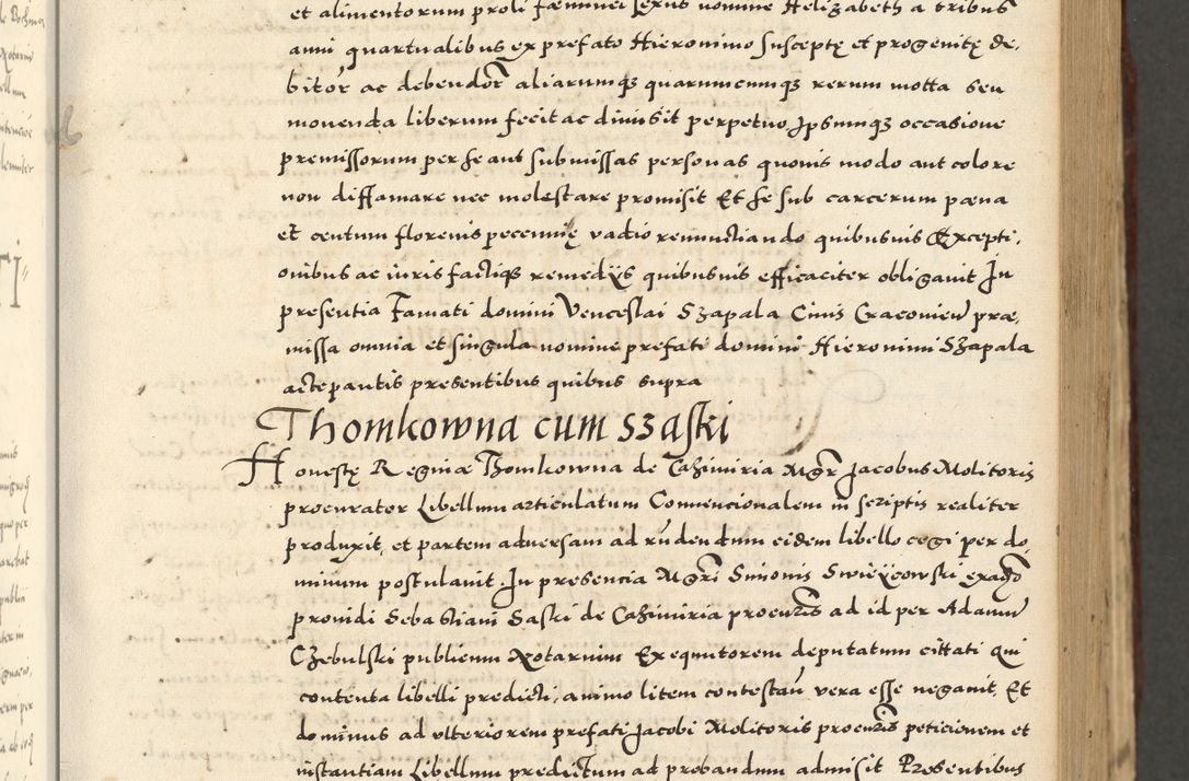 Zdjęcie nr 183 dla obiektu archiwalnego: Acta actorum causarum sententiarum deffinitiuarum, quam interloquutoriarum, decretorum, obligationum, procuratorum etc. coram Reverendo Domino Martino Izbienski de Rusiecz Archidiacono Posnaniensis, custode et in Spiritualibus Vicario generali officiali Cracoviensis, ad Annum Domini Millesimum quingentesimum Sexagesimum Nonum cuius indictio duodecima, Pontus Sanctissimi Pii Papae Quinti Annus quartus foeliciter continuantur