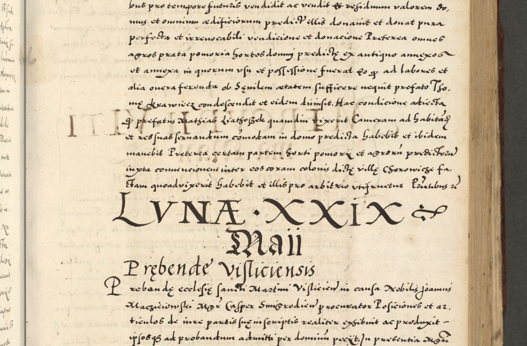 Zdjęcie nr 181 dla obiektu archiwalnego: Acta actorum causarum sententiarum deffinitiuarum, quam interloquutoriarum, decretorum, obligationum, procuratorum etc. coram Reverendo Domino Martino Izbienski de Rusiecz Archidiacono Posnaniensis, custode et in Spiritualibus Vicario generali officiali Cracoviensis, ad Annum Domini Millesimum quingentesimum Sexagesimum Nonum cuius indictio duodecima, Pontus Sanctissimi Pii Papae Quinti Annus quartus foeliciter continuantur