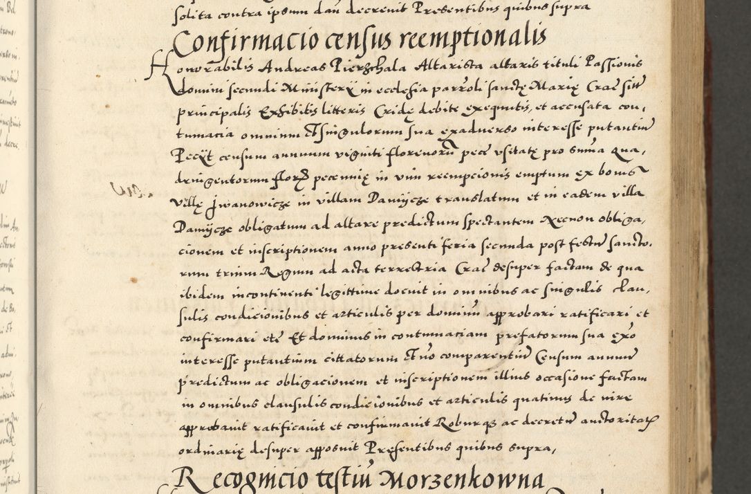 Zdjęcie nr 163 dla obiektu archiwalnego: Acta actorum causarum sententiarum deffinitiuarum, quam interloquutoriarum, decretorum, obligationum, procuratorum etc. coram Reverendo Domino Martino Izbienski de Rusiecz Archidiacono Posnaniensis, custode et in Spiritualibus Vicario generali officiali Cracoviensis, ad Annum Domini Millesimum quingentesimum Sexagesimum Nonum cuius indictio duodecima, Pontus Sanctissimi Pii Papae Quinti Annus quartus foeliciter continuantur
