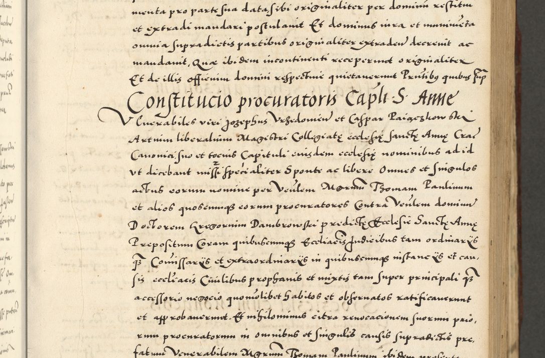 Zdjęcie nr 151 dla obiektu archiwalnego: Acta actorum causarum sententiarum deffinitiuarum, quam interloquutoriarum, decretorum, obligationum, procuratorum etc. coram Reverendo Domino Martino Izbienski de Rusiecz Archidiacono Posnaniensis, custode et in Spiritualibus Vicario generali officiali Cracoviensis, ad Annum Domini Millesimum quingentesimum Sexagesimum Nonum cuius indictio duodecima, Pontus Sanctissimi Pii Papae Quinti Annus quartus foeliciter continuantur