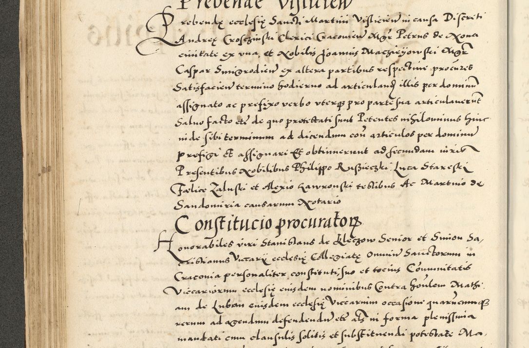 Zdjęcie nr 148 dla obiektu archiwalnego: Acta actorum causarum sententiarum deffinitiuarum, quam interloquutoriarum, decretorum, obligationum, procuratorum etc. coram Reverendo Domino Martino Izbienski de Rusiecz Archidiacono Posnaniensis, custode et in Spiritualibus Vicario generali officiali Cracoviensis, ad Annum Domini Millesimum quingentesimum Sexagesimum Nonum cuius indictio duodecima, Pontus Sanctissimi Pii Papae Quinti Annus quartus foeliciter continuantur