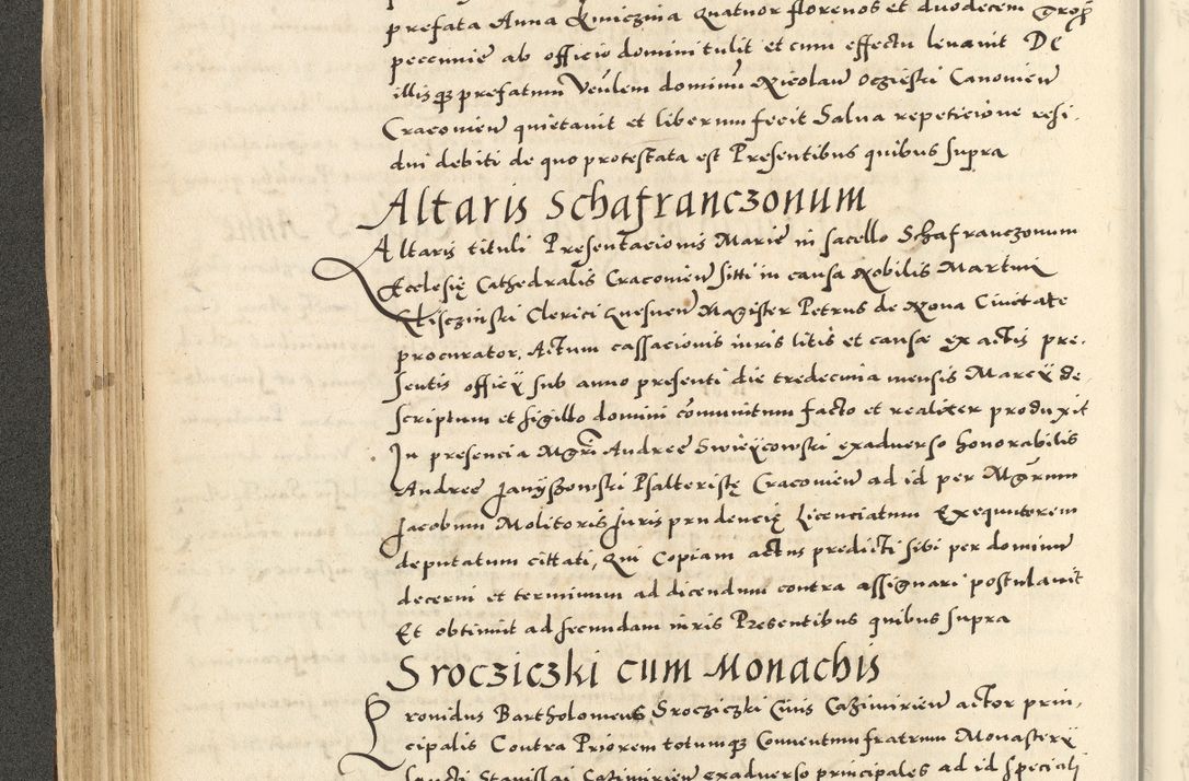 Zdjęcie nr 152 dla obiektu archiwalnego: Acta actorum causarum sententiarum deffinitiuarum, quam interloquutoriarum, decretorum, obligationum, procuratorum etc. coram Reverendo Domino Martino Izbienski de Rusiecz Archidiacono Posnaniensis, custode et in Spiritualibus Vicario generali officiali Cracoviensis, ad Annum Domini Millesimum quingentesimum Sexagesimum Nonum cuius indictio duodecima, Pontus Sanctissimi Pii Papae Quinti Annus quartus foeliciter continuantur
