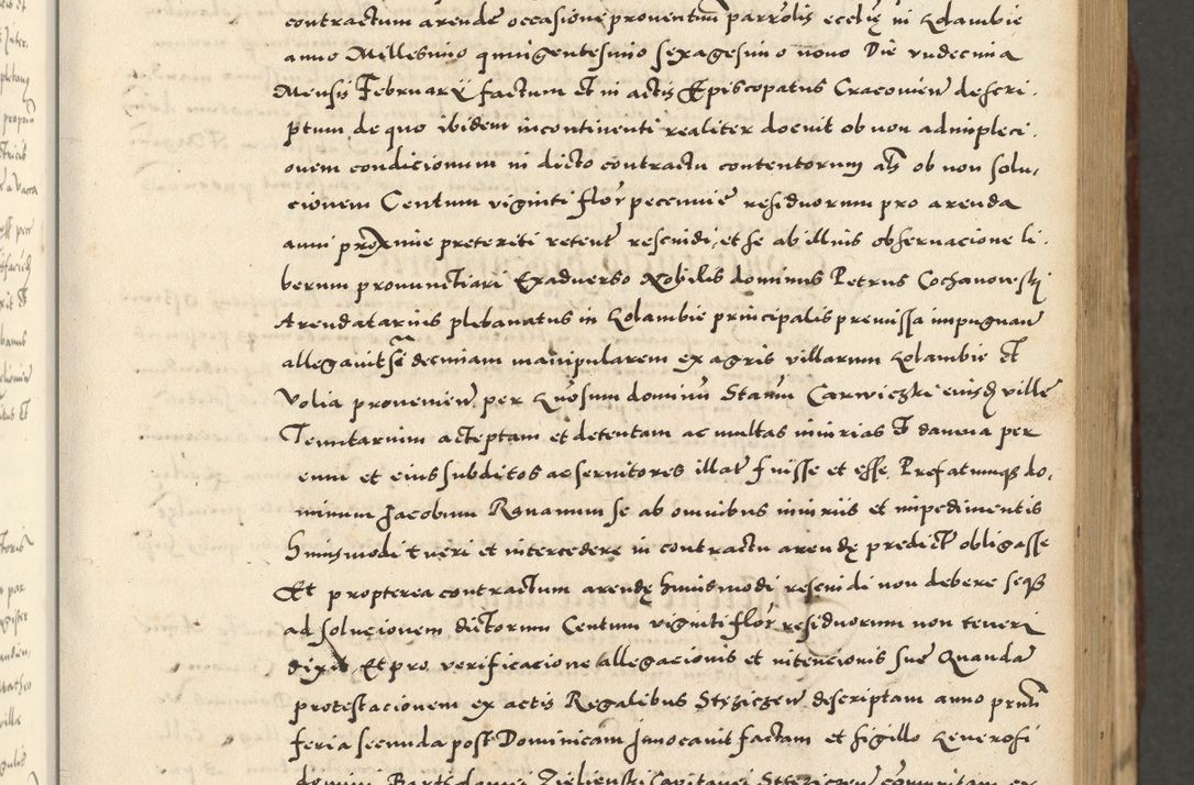 Zdjęcie nr 141 dla obiektu archiwalnego: Acta actorum causarum sententiarum deffinitiuarum, quam interloquutoriarum, decretorum, obligationum, procuratorum etc. coram Reverendo Domino Martino Izbienski de Rusiecz Archidiacono Posnaniensis, custode et in Spiritualibus Vicario generali officiali Cracoviensis, ad Annum Domini Millesimum quingentesimum Sexagesimum Nonum cuius indictio duodecima, Pontus Sanctissimi Pii Papae Quinti Annus quartus foeliciter continuantur