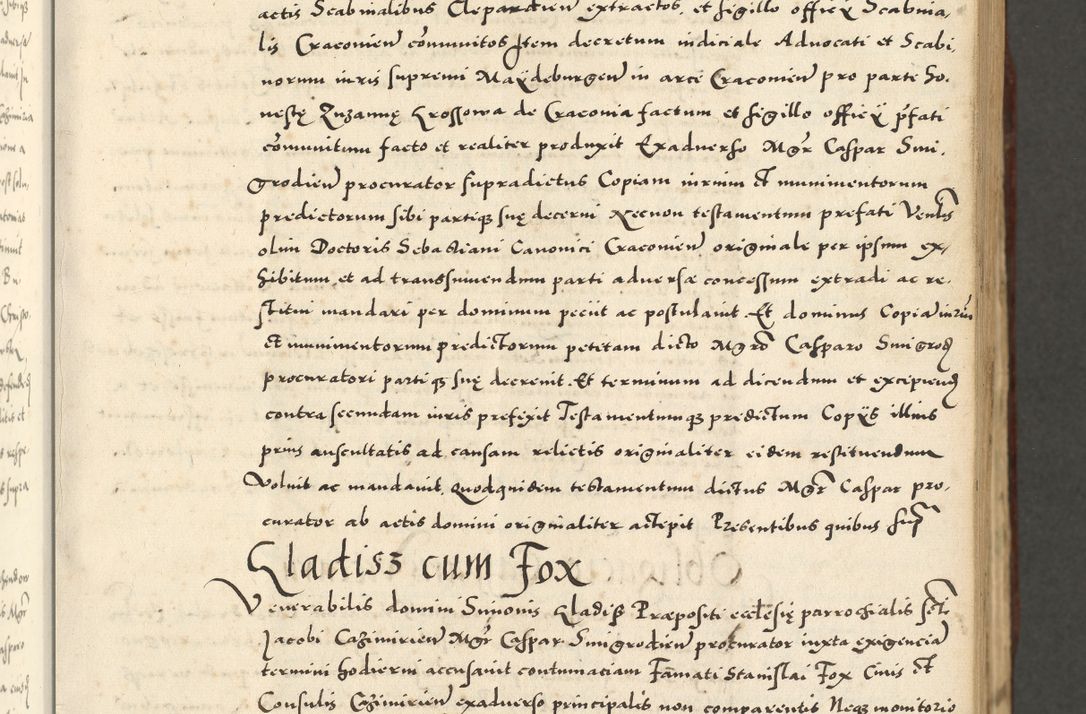 Zdjęcie nr 135 dla obiektu archiwalnego: Acta actorum causarum sententiarum deffinitiuarum, quam interloquutoriarum, decretorum, obligationum, procuratorum etc. coram Reverendo Domino Martino Izbienski de Rusiecz Archidiacono Posnaniensis, custode et in Spiritualibus Vicario generali officiali Cracoviensis, ad Annum Domini Millesimum quingentesimum Sexagesimum Nonum cuius indictio duodecima, Pontus Sanctissimi Pii Papae Quinti Annus quartus foeliciter continuantur
