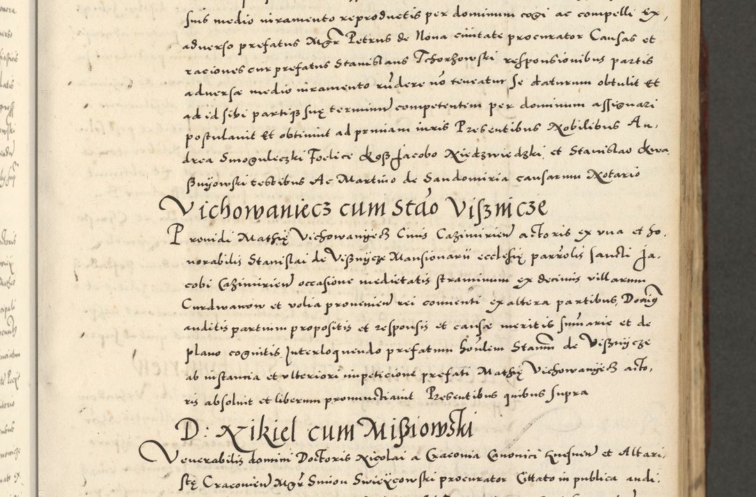 Zdjęcie nr 133 dla obiektu archiwalnego: Acta actorum causarum sententiarum deffinitiuarum, quam interloquutoriarum, decretorum, obligationum, procuratorum etc. coram Reverendo Domino Martino Izbienski de Rusiecz Archidiacono Posnaniensis, custode et in Spiritualibus Vicario generali officiali Cracoviensis, ad Annum Domini Millesimum quingentesimum Sexagesimum Nonum cuius indictio duodecima, Pontus Sanctissimi Pii Papae Quinti Annus quartus foeliciter continuantur