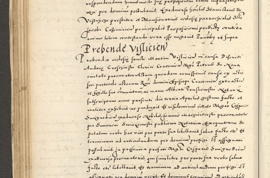 Zdjęcie nr 130 dla obiektu archiwalnego: Acta actorum causarum sententiarum deffinitiuarum, quam interloquutoriarum, decretorum, obligationum, procuratorum etc. coram Reverendo Domino Martino Izbienski de Rusiecz Archidiacono Posnaniensis, custode et in Spiritualibus Vicario generali officiali Cracoviensis, ad Annum Domini Millesimum quingentesimum Sexagesimum Nonum cuius indictio duodecima, Pontus Sanctissimi Pii Papae Quinti Annus quartus foeliciter continuantur