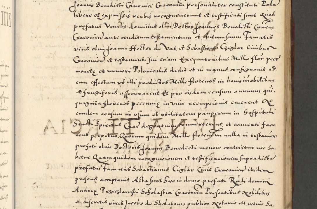 Zdjęcie nr 125 dla obiektu archiwalnego: Acta actorum causarum sententiarum deffinitiuarum, quam interloquutoriarum, decretorum, obligationum, procuratorum etc. coram Reverendo Domino Martino Izbienski de Rusiecz Archidiacono Posnaniensis, custode et in Spiritualibus Vicario generali officiali Cracoviensis, ad Annum Domini Millesimum quingentesimum Sexagesimum Nonum cuius indictio duodecima, Pontus Sanctissimi Pii Papae Quinti Annus quartus foeliciter continuantur