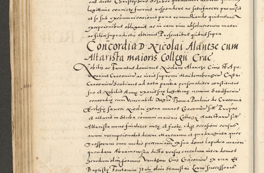 Zdjęcie nr 122 dla obiektu archiwalnego: Acta actorum causarum sententiarum deffinitiuarum, quam interloquutoriarum, decretorum, obligationum, procuratorum etc. coram Reverendo Domino Martino Izbienski de Rusiecz Archidiacono Posnaniensis, custode et in Spiritualibus Vicario generali officiali Cracoviensis, ad Annum Domini Millesimum quingentesimum Sexagesimum Nonum cuius indictio duodecima, Pontus Sanctissimi Pii Papae Quinti Annus quartus foeliciter continuantur