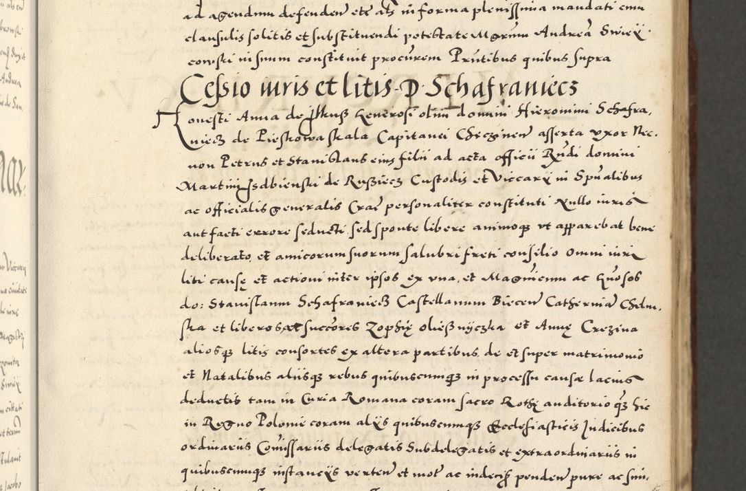 Zdjęcie nr 119 dla obiektu archiwalnego: Acta actorum causarum sententiarum deffinitiuarum, quam interloquutoriarum, decretorum, obligationum, procuratorum etc. coram Reverendo Domino Martino Izbienski de Rusiecz Archidiacono Posnaniensis, custode et in Spiritualibus Vicario generali officiali Cracoviensis, ad Annum Domini Millesimum quingentesimum Sexagesimum Nonum cuius indictio duodecima, Pontus Sanctissimi Pii Papae Quinti Annus quartus foeliciter continuantur