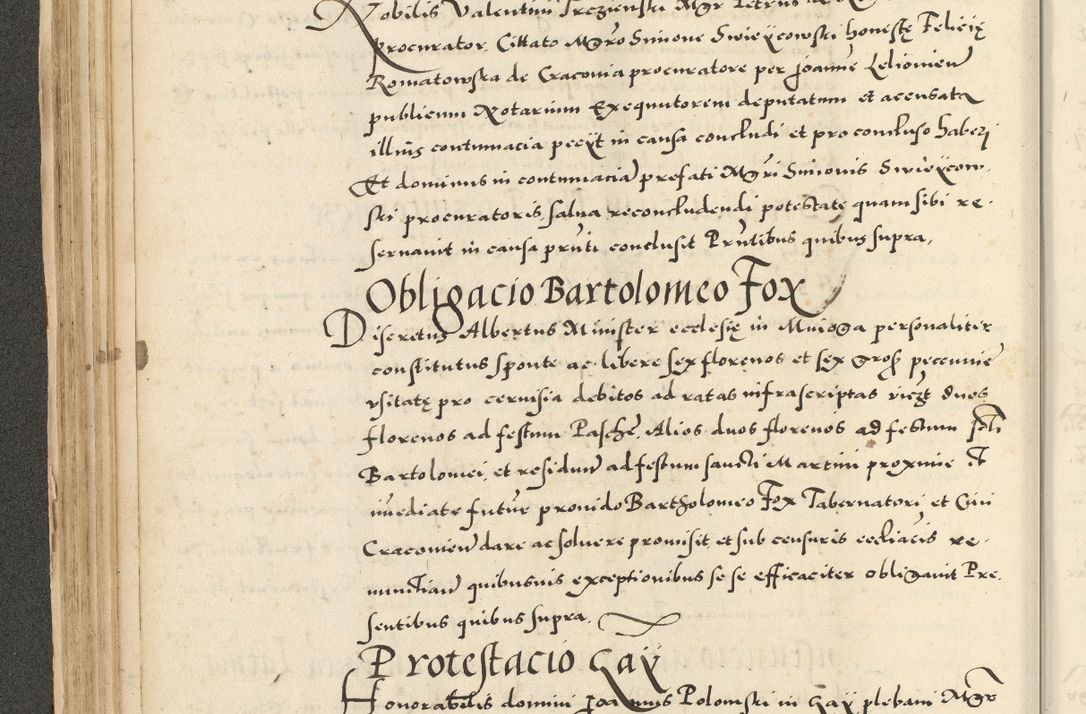 Zdjęcie nr 114 dla obiektu archiwalnego: Acta actorum causarum sententiarum deffinitiuarum, quam interloquutoriarum, decretorum, obligationum, procuratorum etc. coram Reverendo Domino Martino Izbienski de Rusiecz Archidiacono Posnaniensis, custode et in Spiritualibus Vicario generali officiali Cracoviensis, ad Annum Domini Millesimum quingentesimum Sexagesimum Nonum cuius indictio duodecima, Pontus Sanctissimi Pii Papae Quinti Annus quartus foeliciter continuantur