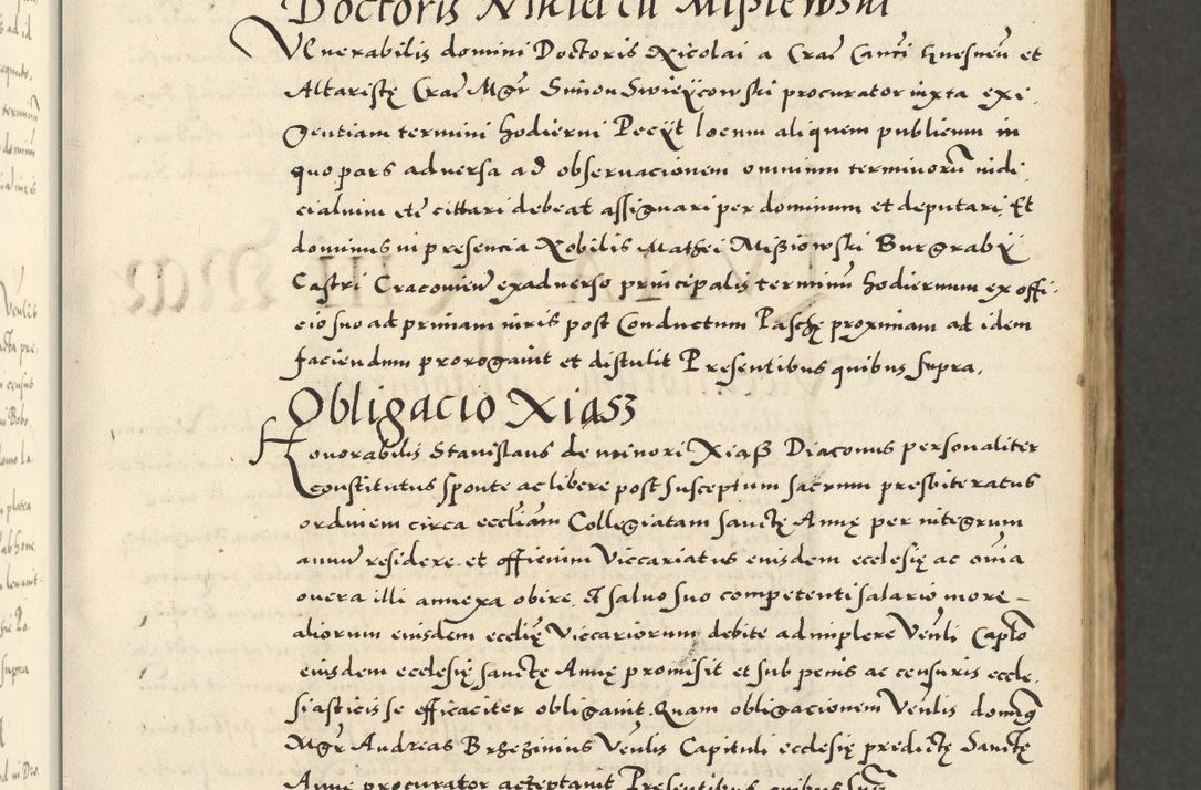 Zdjęcie nr 117 dla obiektu archiwalnego: Acta actorum causarum sententiarum deffinitiuarum, quam interloquutoriarum, decretorum, obligationum, procuratorum etc. coram Reverendo Domino Martino Izbienski de Rusiecz Archidiacono Posnaniensis, custode et in Spiritualibus Vicario generali officiali Cracoviensis, ad Annum Domini Millesimum quingentesimum Sexagesimum Nonum cuius indictio duodecima, Pontus Sanctissimi Pii Papae Quinti Annus quartus foeliciter continuantur