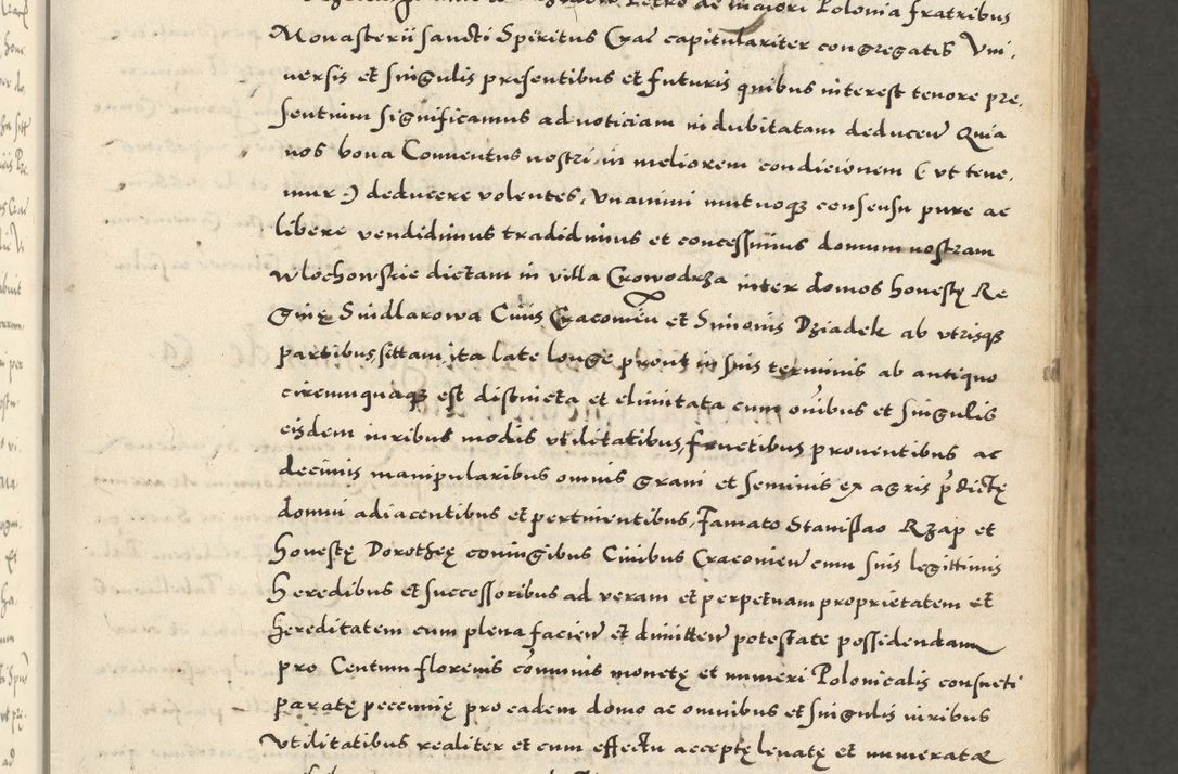 Zdjęcie nr 97 dla obiektu archiwalnego: Acta actorum causarum sententiarum deffinitiuarum, quam interloquutoriarum, decretorum, obligationum, procuratorum etc. coram Reverendo Domino Martino Izbienski de Rusiecz Archidiacono Posnaniensis, custode et in Spiritualibus Vicario generali officiali Cracoviensis, ad Annum Domini Millesimum quingentesimum Sexagesimum Nonum cuius indictio duodecima, Pontus Sanctissimi Pii Papae Quinti Annus quartus foeliciter continuantur