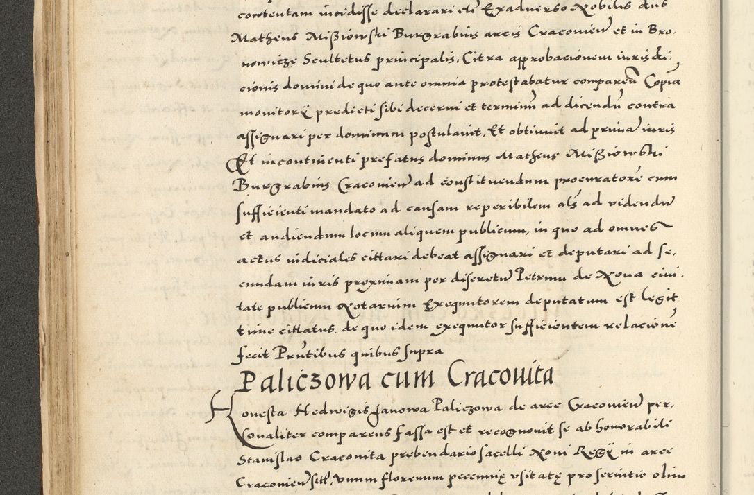 Zdjęcie nr 94 dla obiektu archiwalnego: Acta actorum causarum sententiarum deffinitiuarum, quam interloquutoriarum, decretorum, obligationum, procuratorum etc. coram Reverendo Domino Martino Izbienski de Rusiecz Archidiacono Posnaniensis, custode et in Spiritualibus Vicario generali officiali Cracoviensis, ad Annum Domini Millesimum quingentesimum Sexagesimum Nonum cuius indictio duodecima, Pontus Sanctissimi Pii Papae Quinti Annus quartus foeliciter continuantur