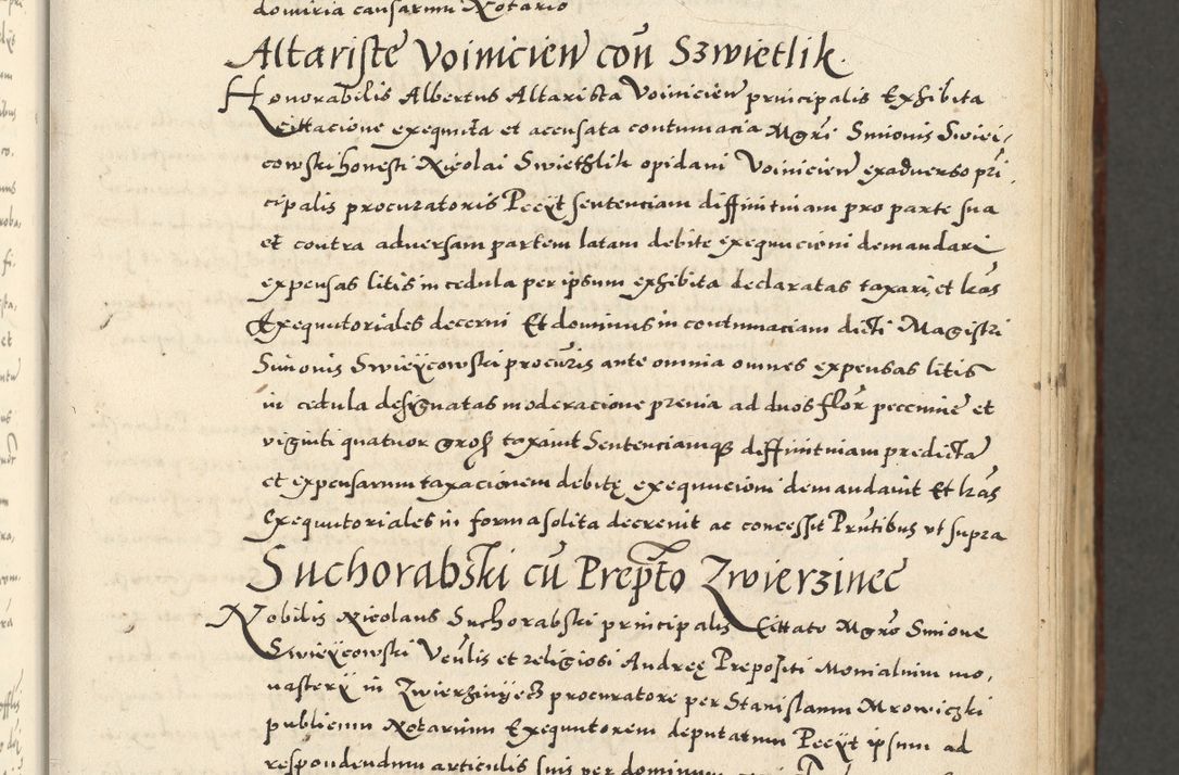 Zdjęcie nr 81 dla obiektu archiwalnego: Acta actorum causarum sententiarum deffinitiuarum, quam interloquutoriarum, decretorum, obligationum, procuratorum etc. coram Reverendo Domino Martino Izbienski de Rusiecz Archidiacono Posnaniensis, custode et in Spiritualibus Vicario generali officiali Cracoviensis, ad Annum Domini Millesimum quingentesimum Sexagesimum Nonum cuius indictio duodecima, Pontus Sanctissimi Pii Papae Quinti Annus quartus foeliciter continuantur