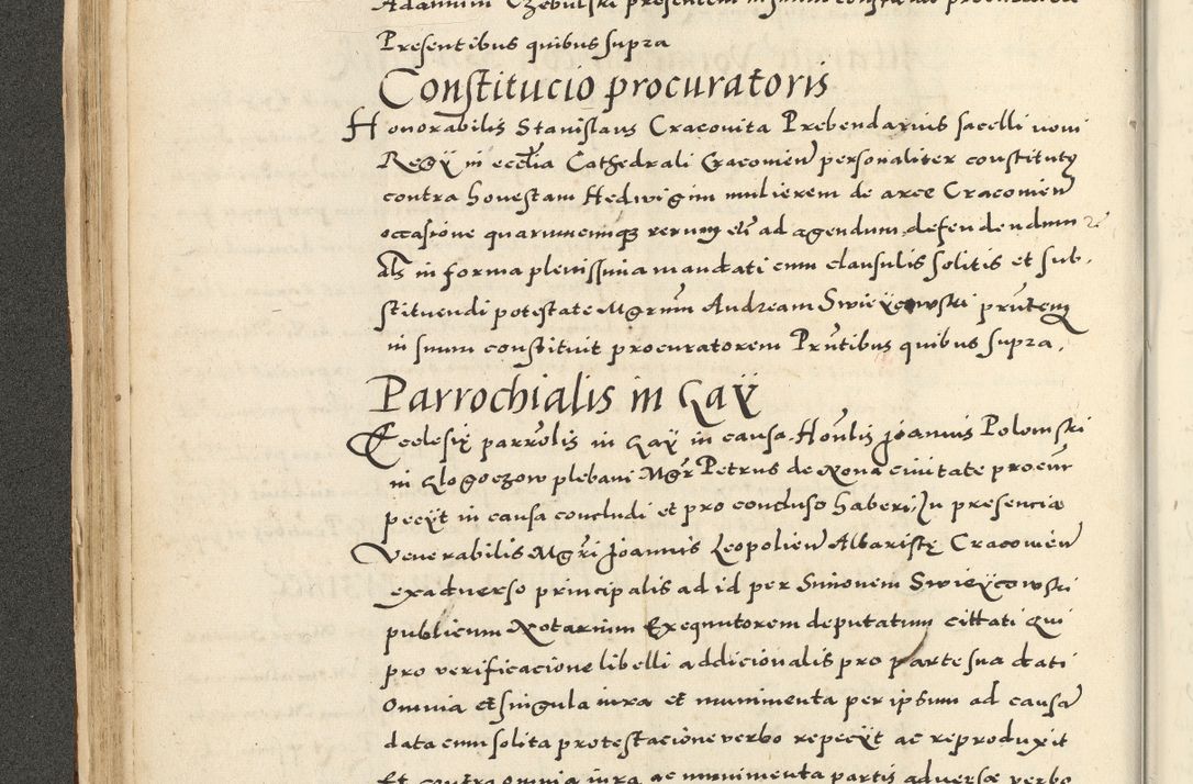 Zdjęcie nr 82 dla obiektu archiwalnego: Acta actorum causarum sententiarum deffinitiuarum, quam interloquutoriarum, decretorum, obligationum, procuratorum etc. coram Reverendo Domino Martino Izbienski de Rusiecz Archidiacono Posnaniensis, custode et in Spiritualibus Vicario generali officiali Cracoviensis, ad Annum Domini Millesimum quingentesimum Sexagesimum Nonum cuius indictio duodecima, Pontus Sanctissimi Pii Papae Quinti Annus quartus foeliciter continuantur
