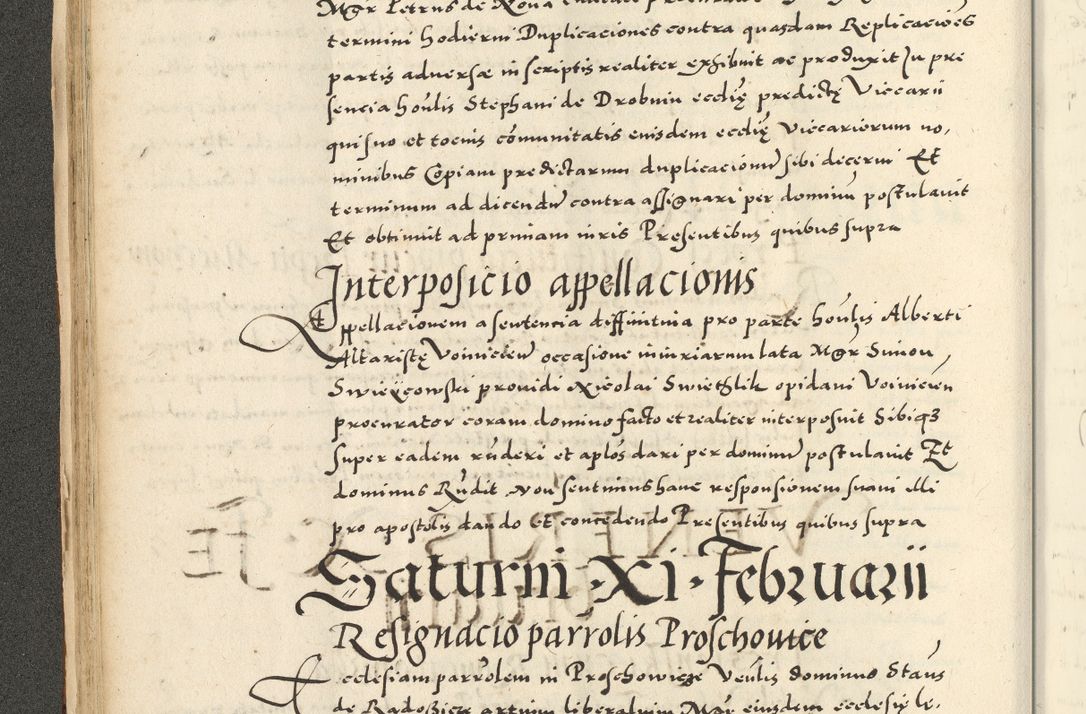 Zdjęcie nr 74 dla obiektu archiwalnego: Acta actorum causarum sententiarum deffinitiuarum, quam interloquutoriarum, decretorum, obligationum, procuratorum etc. coram Reverendo Domino Martino Izbienski de Rusiecz Archidiacono Posnaniensis, custode et in Spiritualibus Vicario generali officiali Cracoviensis, ad Annum Domini Millesimum quingentesimum Sexagesimum Nonum cuius indictio duodecima, Pontus Sanctissimi Pii Papae Quinti Annus quartus foeliciter continuantur