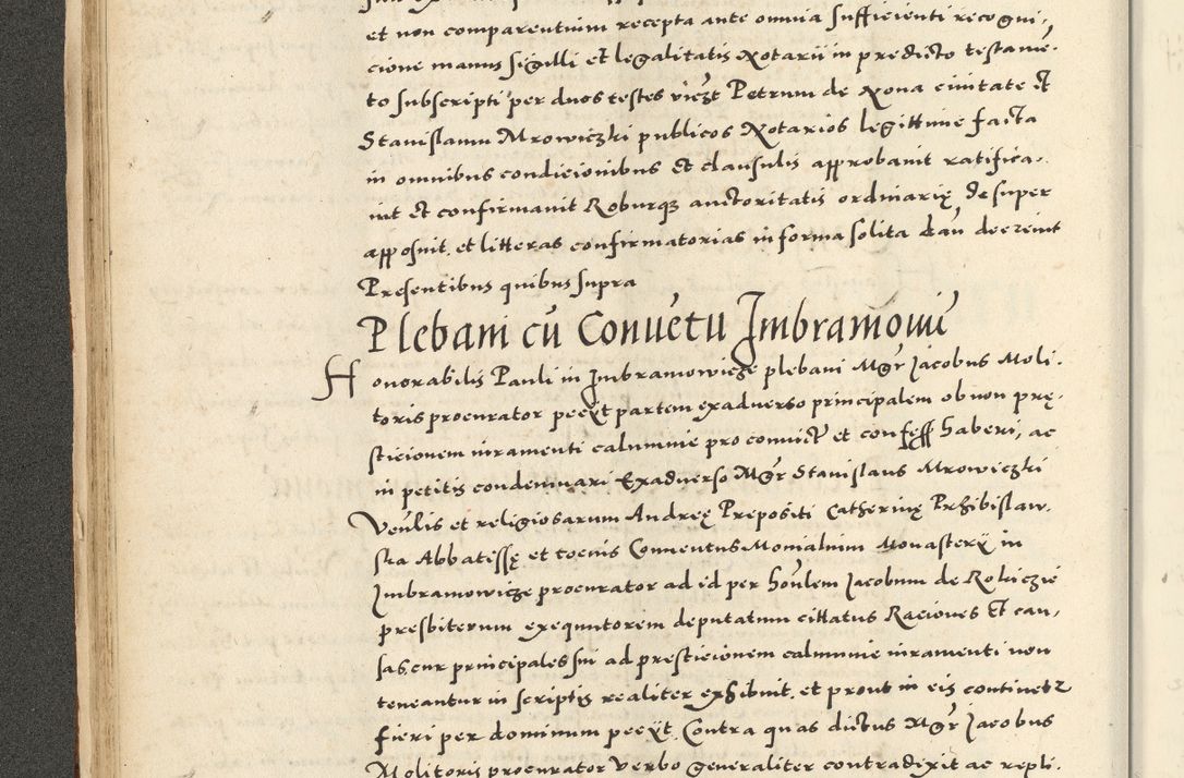 Zdjęcie nr 68 dla obiektu archiwalnego: Acta actorum causarum sententiarum deffinitiuarum, quam interloquutoriarum, decretorum, obligationum, procuratorum etc. coram Reverendo Domino Martino Izbienski de Rusiecz Archidiacono Posnaniensis, custode et in Spiritualibus Vicario generali officiali Cracoviensis, ad Annum Domini Millesimum quingentesimum Sexagesimum Nonum cuius indictio duodecima, Pontus Sanctissimi Pii Papae Quinti Annus quartus foeliciter continuantur
