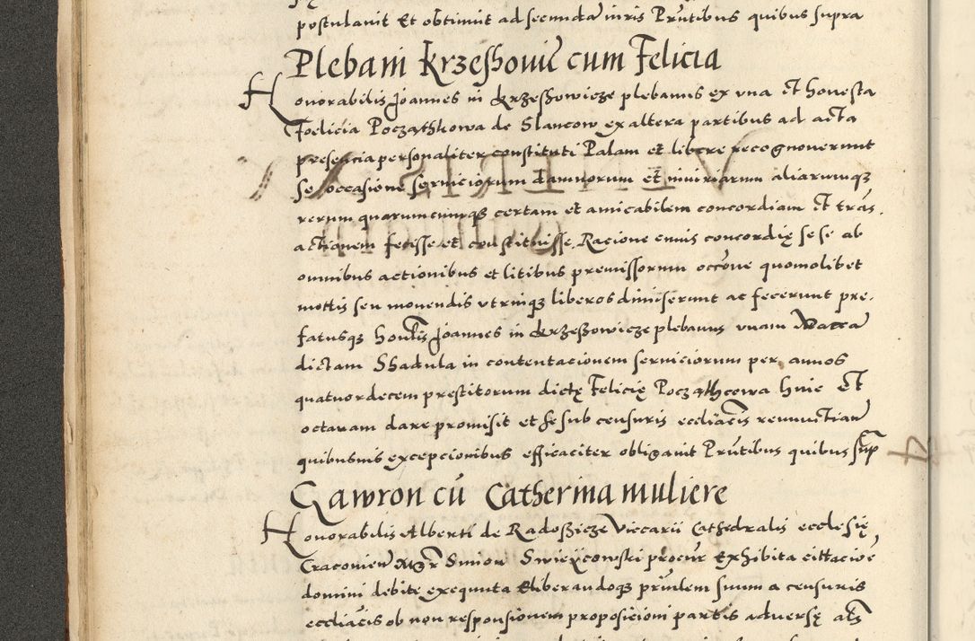 Zdjęcie nr 58 dla obiektu archiwalnego: Acta actorum causarum sententiarum deffinitiuarum, quam interloquutoriarum, decretorum, obligationum, procuratorum etc. coram Reverendo Domino Martino Izbienski de Rusiecz Archidiacono Posnaniensis, custode et in Spiritualibus Vicario generali officiali Cracoviensis, ad Annum Domini Millesimum quingentesimum Sexagesimum Nonum cuius indictio duodecima, Pontus Sanctissimi Pii Papae Quinti Annus quartus foeliciter continuantur