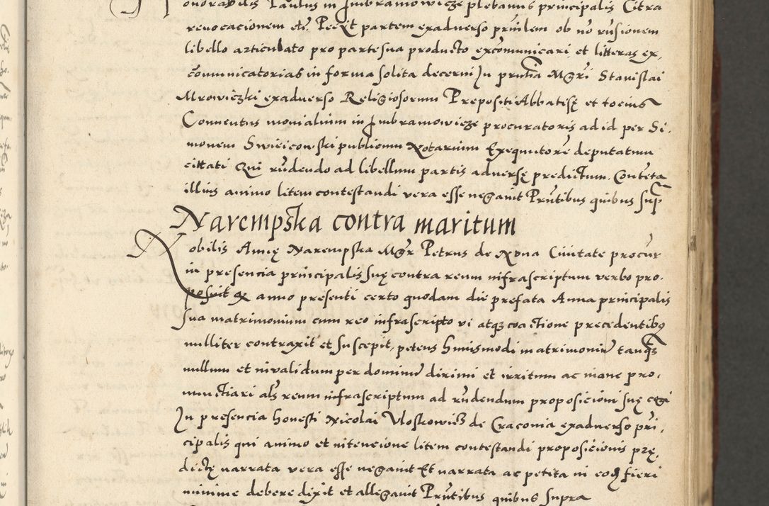 Zdjęcie nr 51 dla obiektu archiwalnego: Acta actorum causarum sententiarum deffinitiuarum, quam interloquutoriarum, decretorum, obligationum, procuratorum etc. coram Reverendo Domino Martino Izbienski de Rusiecz Archidiacono Posnaniensis, custode et in Spiritualibus Vicario generali officiali Cracoviensis, ad Annum Domini Millesimum quingentesimum Sexagesimum Nonum cuius indictio duodecima, Pontus Sanctissimi Pii Papae Quinti Annus quartus foeliciter continuantur