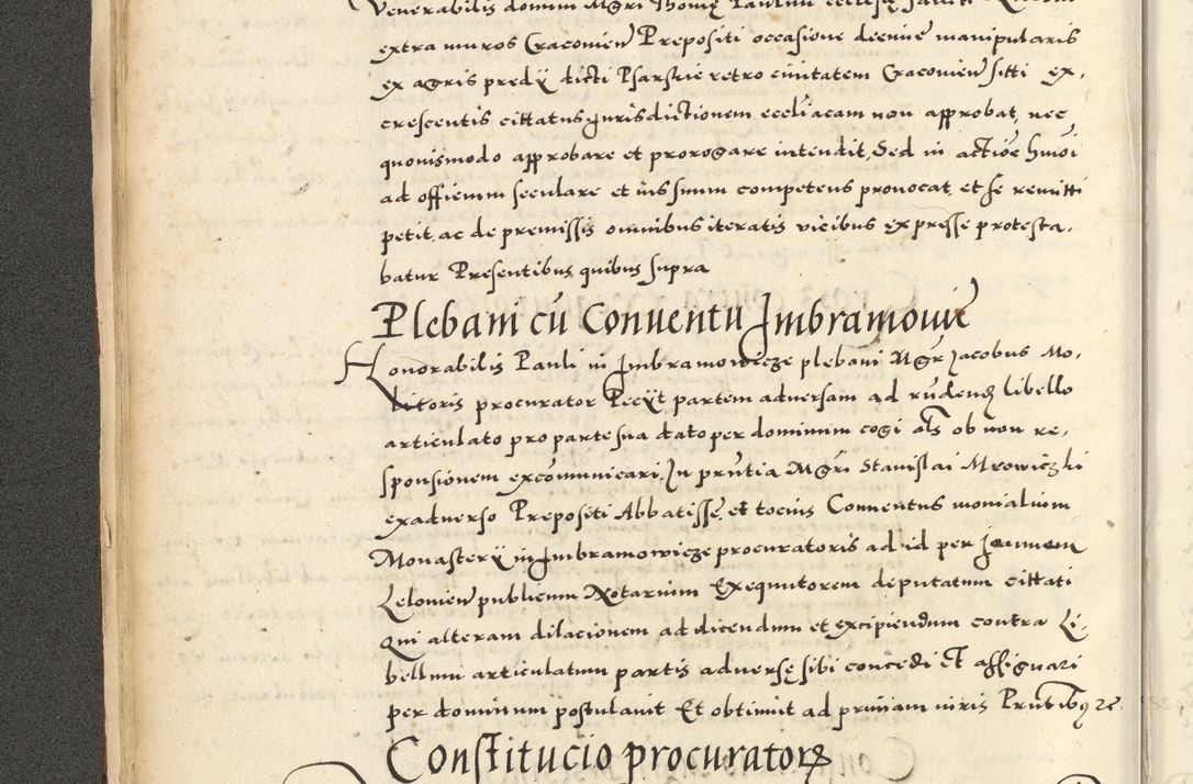 Zdjęcie nr 42 dla obiektu archiwalnego: Acta actorum causarum sententiarum deffinitiuarum, quam interloquutoriarum, decretorum, obligationum, procuratorum etc. coram Reverendo Domino Martino Izbienski de Rusiecz Archidiacono Posnaniensis, custode et in Spiritualibus Vicario generali officiali Cracoviensis, ad Annum Domini Millesimum quingentesimum Sexagesimum Nonum cuius indictio duodecima, Pontus Sanctissimi Pii Papae Quinti Annus quartus foeliciter continuantur