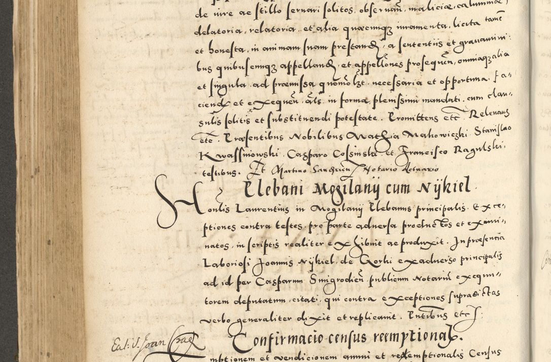 Zdjęcie nr 406 dla obiektu archiwalnego: Acta actorum causarum sententiarum deffinitiuarum, quam interloquutoriarum, decretorum, obligationum, procuratorum etc. coram Reverendo Domino Martino Izbienski de Rusiecz Archidiacono Posnaniensis, custode et in Spiritualibus Vicario generali officiali Cracoviensis, ad Annum Domini Millesimum quingentesimum Sexagesimum Nonum cuius indictio duodecima, Pontus Sanctissimi Pii Papae Quinti Annus quartus foeliciter continuantur