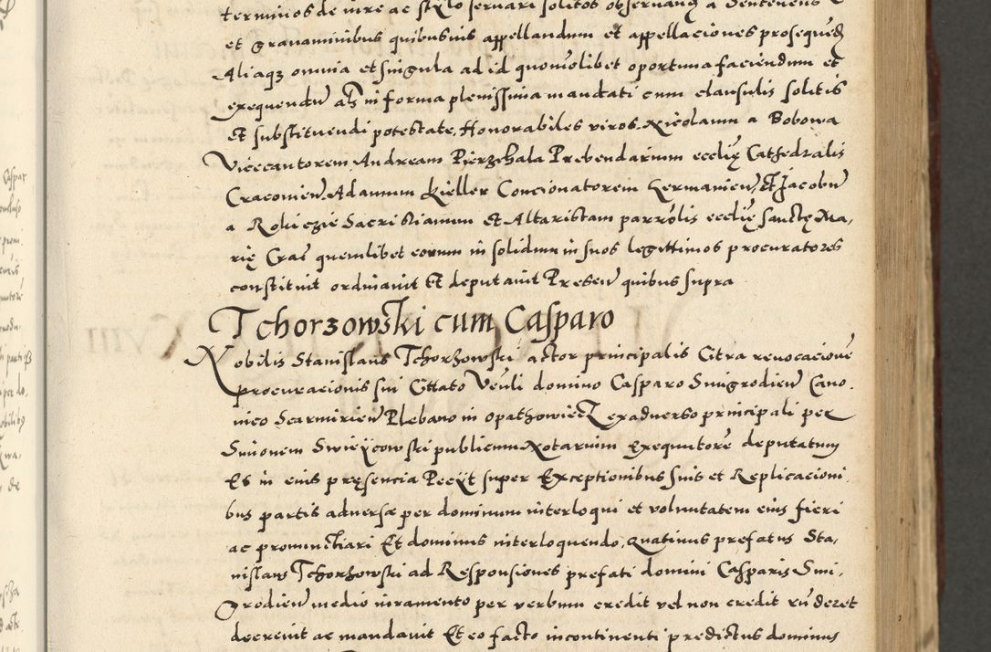 Zdjęcie nr 207 dla obiektu archiwalnego: Acta actorum causarum sententiarum deffinitiuarum, quam interloquutoriarum, decretorum, obligationum, procuratorum etc. coram Reverendo Domino Martino Izbienski de Rusiecz Archidiacono Posnaniensis, custode et in Spiritualibus Vicario generali officiali Cracoviensis, ad Annum Domini Millesimum quingentesimum Sexagesimum Nonum cuius indictio duodecima, Pontus Sanctissimi Pii Papae Quinti Annus quartus foeliciter continuantur
