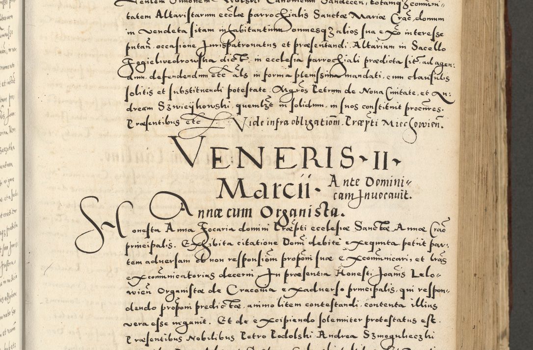 Zdjęcie nr 395 dla obiektu archiwalnego: Acta actorum causarum sententiarum deffinitiuarum, quam interloquutoriarum, decretorum, obligationum, procuratorum etc. coram Reverendo Domino Martino Izbienski de Rusiecz Archidiacono Posnaniensis, custode et in Spiritualibus Vicario generali officiali Cracoviensis, ad Annum Domini Millesimum quingentesimum Sexagesimum Nonum cuius indictio duodecima, Pontus Sanctissimi Pii Papae Quinti Annus quartus foeliciter continuantur