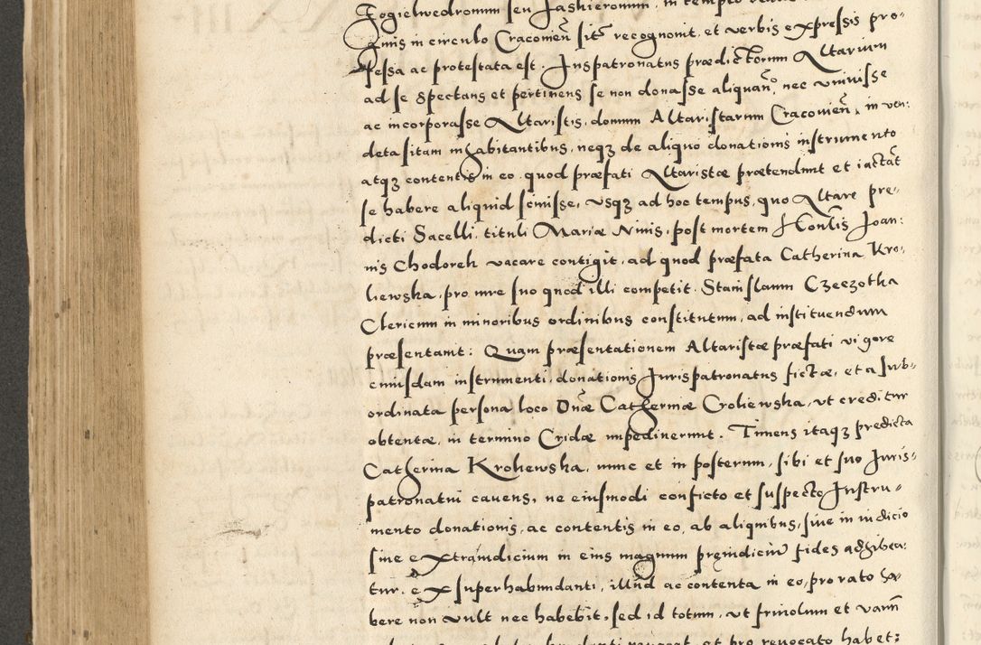 Zdjęcie nr 394 dla obiektu archiwalnego: Acta actorum causarum sententiarum deffinitiuarum, quam interloquutoriarum, decretorum, obligationum, procuratorum etc. coram Reverendo Domino Martino Izbienski de Rusiecz Archidiacono Posnaniensis, custode et in Spiritualibus Vicario generali officiali Cracoviensis, ad Annum Domini Millesimum quingentesimum Sexagesimum Nonum cuius indictio duodecima, Pontus Sanctissimi Pii Papae Quinti Annus quartus foeliciter continuantur