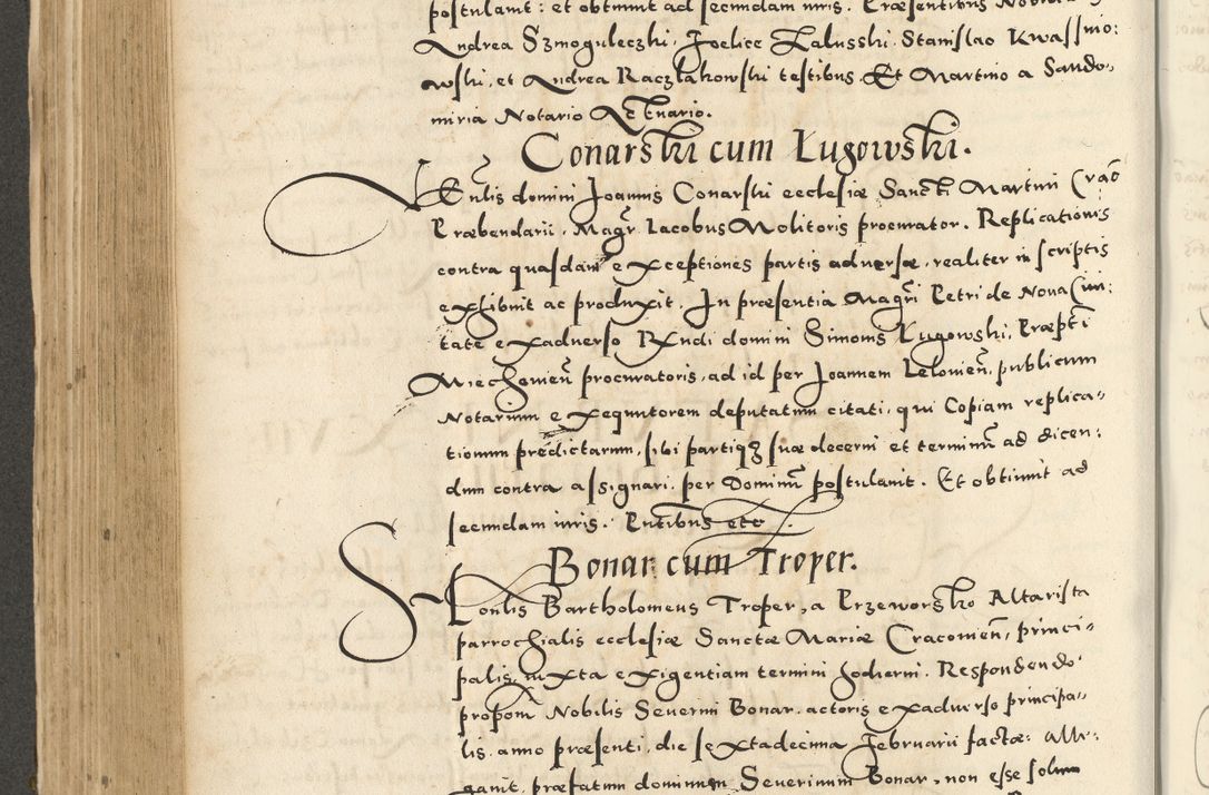 Zdjęcie nr 390 dla obiektu archiwalnego: Acta actorum causarum sententiarum deffinitiuarum, quam interloquutoriarum, decretorum, obligationum, procuratorum etc. coram Reverendo Domino Martino Izbienski de Rusiecz Archidiacono Posnaniensis, custode et in Spiritualibus Vicario generali officiali Cracoviensis, ad Annum Domini Millesimum quingentesimum Sexagesimum Nonum cuius indictio duodecima, Pontus Sanctissimi Pii Papae Quinti Annus quartus foeliciter continuantur