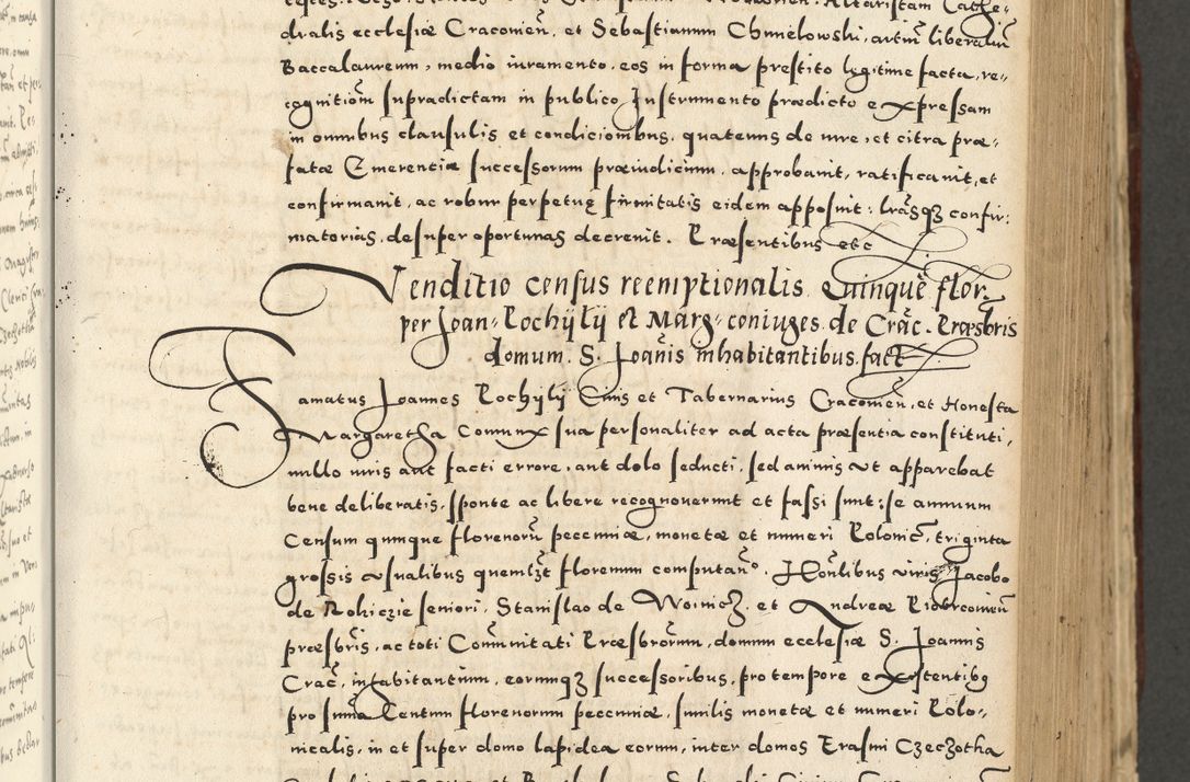Zdjęcie nr 385 dla obiektu archiwalnego: Acta actorum causarum sententiarum deffinitiuarum, quam interloquutoriarum, decretorum, obligationum, procuratorum etc. coram Reverendo Domino Martino Izbienski de Rusiecz Archidiacono Posnaniensis, custode et in Spiritualibus Vicario generali officiali Cracoviensis, ad Annum Domini Millesimum quingentesimum Sexagesimum Nonum cuius indictio duodecima, Pontus Sanctissimi Pii Papae Quinti Annus quartus foeliciter continuantur