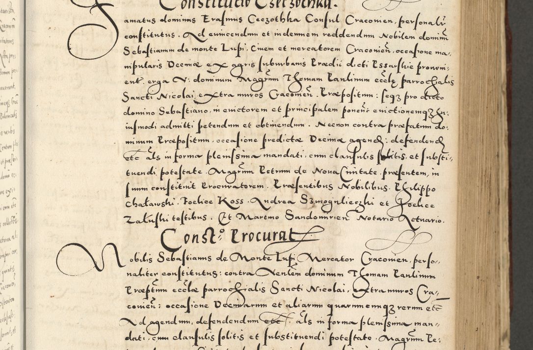 Zdjęcie nr 375 dla obiektu archiwalnego: Acta actorum causarum sententiarum deffinitiuarum, quam interloquutoriarum, decretorum, obligationum, procuratorum etc. coram Reverendo Domino Martino Izbienski de Rusiecz Archidiacono Posnaniensis, custode et in Spiritualibus Vicario generali officiali Cracoviensis, ad Annum Domini Millesimum quingentesimum Sexagesimum Nonum cuius indictio duodecima, Pontus Sanctissimi Pii Papae Quinti Annus quartus foeliciter continuantur