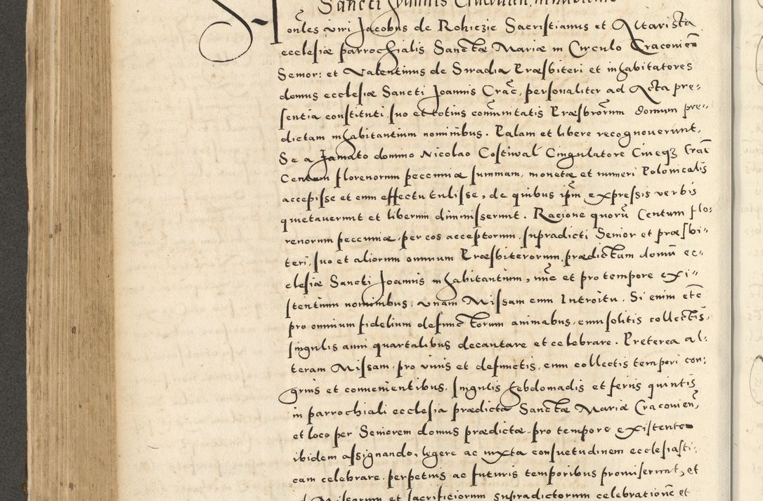 Zdjęcie nr 374 dla obiektu archiwalnego: Acta actorum causarum sententiarum deffinitiuarum, quam interloquutoriarum, decretorum, obligationum, procuratorum etc. coram Reverendo Domino Martino Izbienski de Rusiecz Archidiacono Posnaniensis, custode et in Spiritualibus Vicario generali officiali Cracoviensis, ad Annum Domini Millesimum quingentesimum Sexagesimum Nonum cuius indictio duodecima, Pontus Sanctissimi Pii Papae Quinti Annus quartus foeliciter continuantur