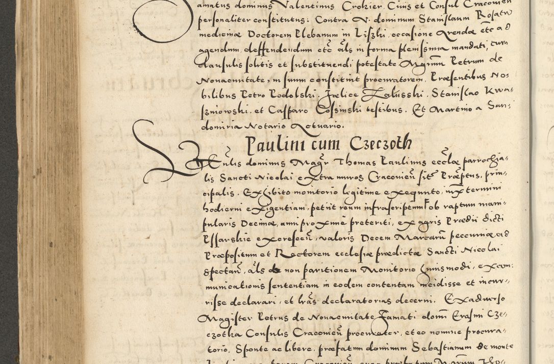 Zdjęcie nr 378 dla obiektu archiwalnego: Acta actorum causarum sententiarum deffinitiuarum, quam interloquutoriarum, decretorum, obligationum, procuratorum etc. coram Reverendo Domino Martino Izbienski de Rusiecz Archidiacono Posnaniensis, custode et in Spiritualibus Vicario generali officiali Cracoviensis, ad Annum Domini Millesimum quingentesimum Sexagesimum Nonum cuius indictio duodecima, Pontus Sanctissimi Pii Papae Quinti Annus quartus foeliciter continuantur