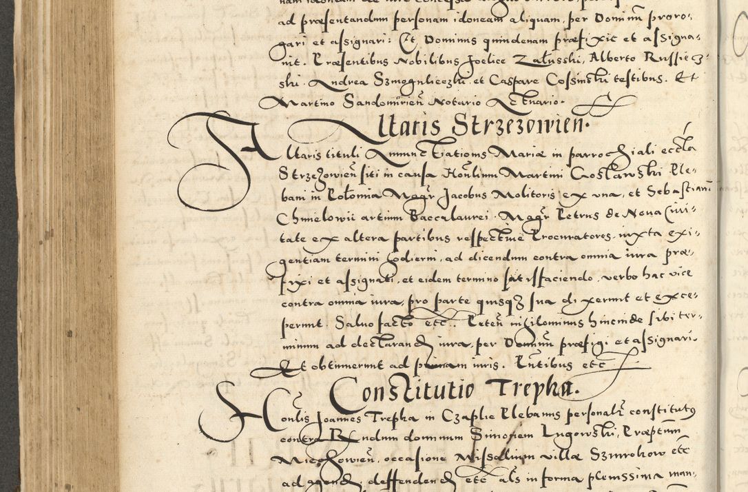 Zdjęcie nr 370 dla obiektu archiwalnego: Acta actorum causarum sententiarum deffinitiuarum, quam interloquutoriarum, decretorum, obligationum, procuratorum etc. coram Reverendo Domino Martino Izbienski de Rusiecz Archidiacono Posnaniensis, custode et in Spiritualibus Vicario generali officiali Cracoviensis, ad Annum Domini Millesimum quingentesimum Sexagesimum Nonum cuius indictio duodecima, Pontus Sanctissimi Pii Papae Quinti Annus quartus foeliciter continuantur