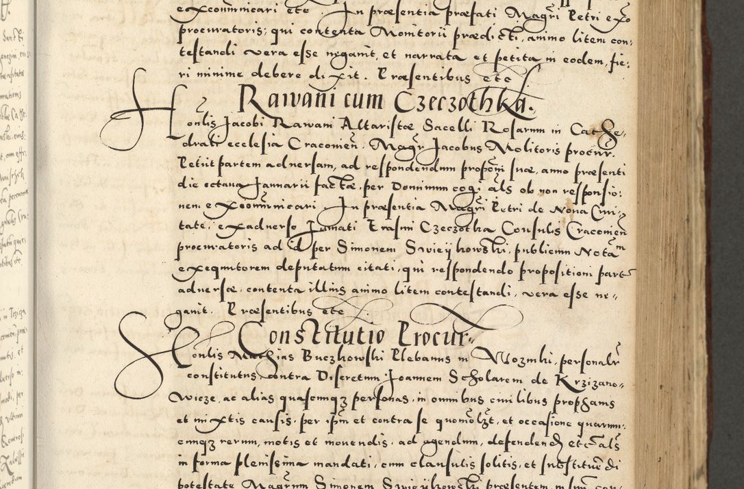 Zdjęcie nr 365 dla obiektu archiwalnego: Acta actorum causarum sententiarum deffinitiuarum, quam interloquutoriarum, decretorum, obligationum, procuratorum etc. coram Reverendo Domino Martino Izbienski de Rusiecz Archidiacono Posnaniensis, custode et in Spiritualibus Vicario generali officiali Cracoviensis, ad Annum Domini Millesimum quingentesimum Sexagesimum Nonum cuius indictio duodecima, Pontus Sanctissimi Pii Papae Quinti Annus quartus foeliciter continuantur