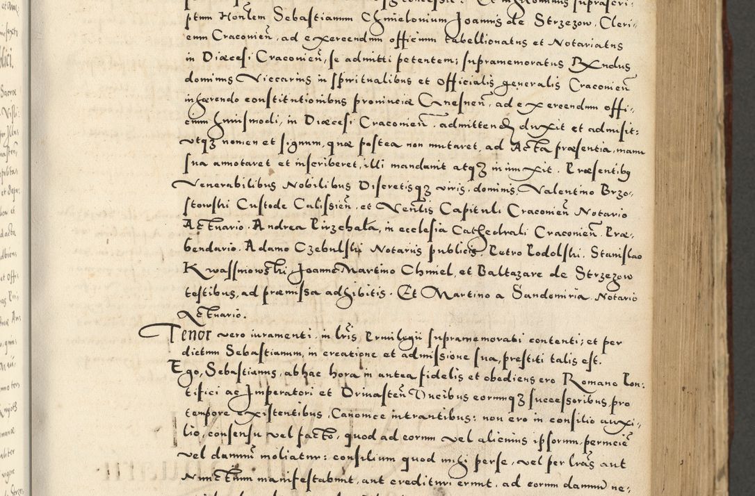 Zdjęcie nr 361 dla obiektu archiwalnego: Acta actorum causarum sententiarum deffinitiuarum, quam interloquutoriarum, decretorum, obligationum, procuratorum etc. coram Reverendo Domino Martino Izbienski de Rusiecz Archidiacono Posnaniensis, custode et in Spiritualibus Vicario generali officiali Cracoviensis, ad Annum Domini Millesimum quingentesimum Sexagesimum Nonum cuius indictio duodecima, Pontus Sanctissimi Pii Papae Quinti Annus quartus foeliciter continuantur