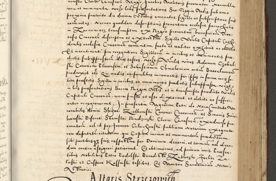Zdjęcie nr 349 dla obiektu archiwalnego: Acta actorum causarum sententiarum deffinitiuarum, quam interloquutoriarum, decretorum, obligationum, procuratorum etc. coram Reverendo Domino Martino Izbienski de Rusiecz Archidiacono Posnaniensis, custode et in Spiritualibus Vicario generali officiali Cracoviensis, ad Annum Domini Millesimum quingentesimum Sexagesimum Nonum cuius indictio duodecima, Pontus Sanctissimi Pii Papae Quinti Annus quartus foeliciter continuantur