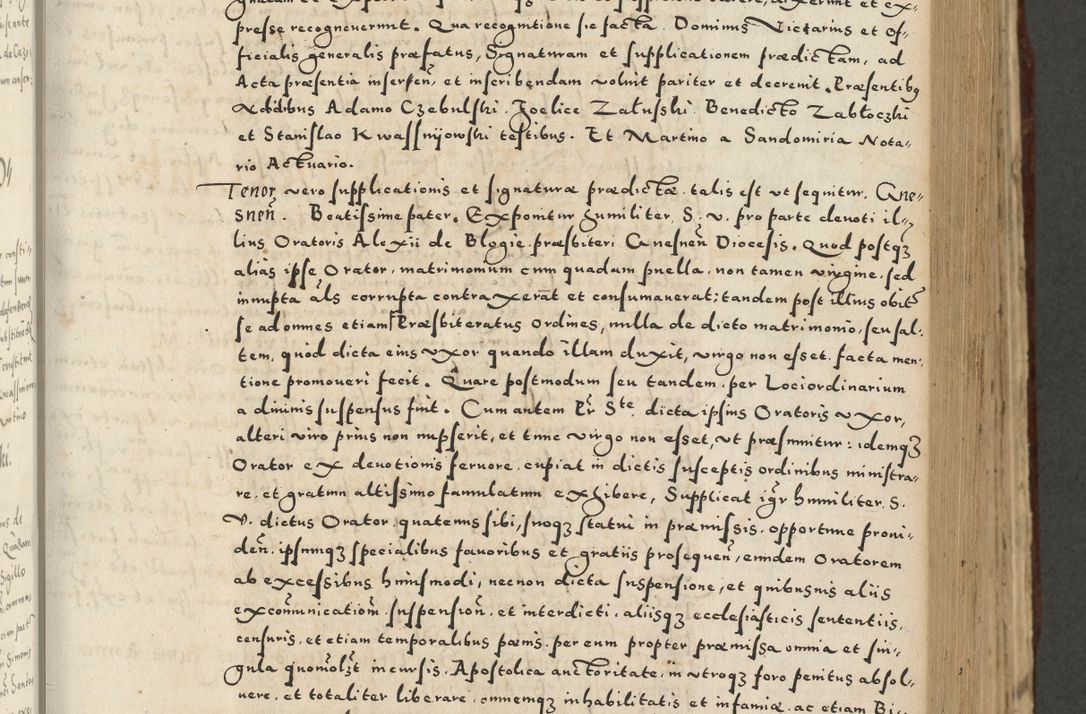 Zdjęcie nr 331 dla obiektu archiwalnego: Acta actorum causarum sententiarum deffinitiuarum, quam interloquutoriarum, decretorum, obligationum, procuratorum etc. coram Reverendo Domino Martino Izbienski de Rusiecz Archidiacono Posnaniensis, custode et in Spiritualibus Vicario generali officiali Cracoviensis, ad Annum Domini Millesimum quingentesimum Sexagesimum Nonum cuius indictio duodecima, Pontus Sanctissimi Pii Papae Quinti Annus quartus foeliciter continuantur