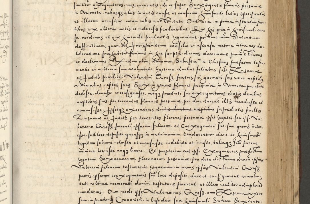Zdjęcie nr 337 dla obiektu archiwalnego: Acta actorum causarum sententiarum deffinitiuarum, quam interloquutoriarum, decretorum, obligationum, procuratorum etc. coram Reverendo Domino Martino Izbienski de Rusiecz Archidiacono Posnaniensis, custode et in Spiritualibus Vicario generali officiali Cracoviensis, ad Annum Domini Millesimum quingentesimum Sexagesimum Nonum cuius indictio duodecima, Pontus Sanctissimi Pii Papae Quinti Annus quartus foeliciter continuantur