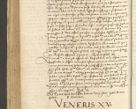 Zdjęcie nr 332 dla obiektu archiwalnego: Acta actorum causarum sententiarum deffinitiuarum, quam interloquutoriarum, decretorum, obligationum, procuratorum etc. coram Reverendo Domino Martino Izbienski de Rusiecz Archidiacono Posnaniensis, custode et in Spiritualibus Vicario generali officiali Cracoviensis, ad Annum Domini Millesimum quingentesimum Sexagesimum Nonum cuius indictio duodecima, Pontus Sanctissimi Pii Papae Quinti Annus quartus foeliciter continuantur