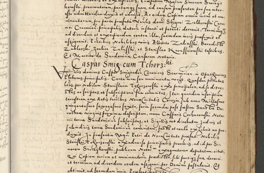 Zdjęcie nr 333 dla obiektu archiwalnego: Acta actorum causarum sententiarum deffinitiuarum, quam interloquutoriarum, decretorum, obligationum, procuratorum etc. coram Reverendo Domino Martino Izbienski de Rusiecz Archidiacono Posnaniensis, custode et in Spiritualibus Vicario generali officiali Cracoviensis, ad Annum Domini Millesimum quingentesimum Sexagesimum Nonum cuius indictio duodecima, Pontus Sanctissimi Pii Papae Quinti Annus quartus foeliciter continuantur