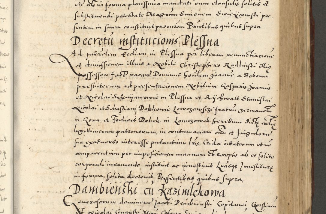 Zdjęcie nr 315 dla obiektu archiwalnego: Acta actorum causarum sententiarum deffinitiuarum, quam interloquutoriarum, decretorum, obligationum, procuratorum etc. coram Reverendo Domino Martino Izbienski de Rusiecz Archidiacono Posnaniensis, custode et in Spiritualibus Vicario generali officiali Cracoviensis, ad Annum Domini Millesimum quingentesimum Sexagesimum Nonum cuius indictio duodecima, Pontus Sanctissimi Pii Papae Quinti Annus quartus foeliciter continuantur