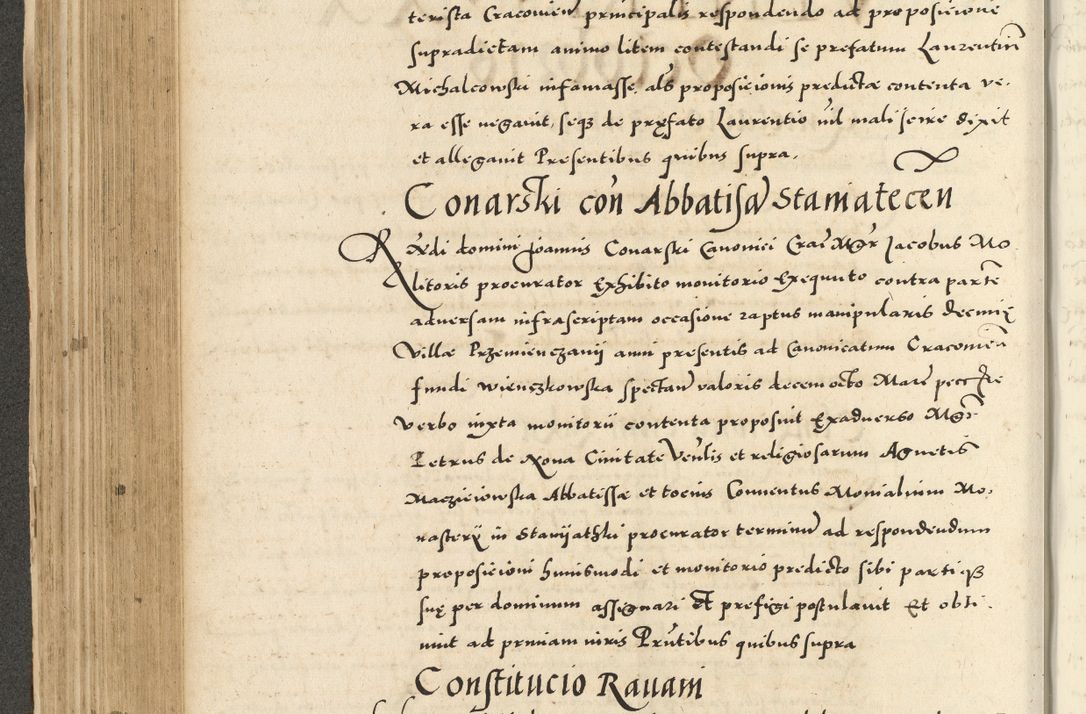 Zdjęcie nr 290 dla obiektu archiwalnego: Acta actorum causarum sententiarum deffinitiuarum, quam interloquutoriarum, decretorum, obligationum, procuratorum etc. coram Reverendo Domino Martino Izbienski de Rusiecz Archidiacono Posnaniensis, custode et in Spiritualibus Vicario generali officiali Cracoviensis, ad Annum Domini Millesimum quingentesimum Sexagesimum Nonum cuius indictio duodecima, Pontus Sanctissimi Pii Papae Quinti Annus quartus foeliciter continuantur