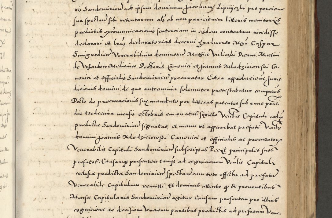 Zdjęcie nr 291 dla obiektu archiwalnego: Acta actorum causarum sententiarum deffinitiuarum, quam interloquutoriarum, decretorum, obligationum, procuratorum etc. coram Reverendo Domino Martino Izbienski de Rusiecz Archidiacono Posnaniensis, custode et in Spiritualibus Vicario generali officiali Cracoviensis, ad Annum Domini Millesimum quingentesimum Sexagesimum Nonum cuius indictio duodecima, Pontus Sanctissimi Pii Papae Quinti Annus quartus foeliciter continuantur