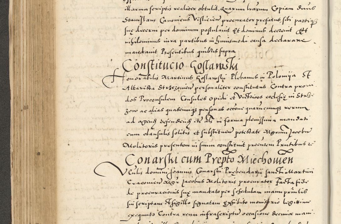 Zdjęcie nr 280 dla obiektu archiwalnego: Acta actorum causarum sententiarum deffinitiuarum, quam interloquutoriarum, decretorum, obligationum, procuratorum etc. coram Reverendo Domino Martino Izbienski de Rusiecz Archidiacono Posnaniensis, custode et in Spiritualibus Vicario generali officiali Cracoviensis, ad Annum Domini Millesimum quingentesimum Sexagesimum Nonum cuius indictio duodecima, Pontus Sanctissimi Pii Papae Quinti Annus quartus foeliciter continuantur