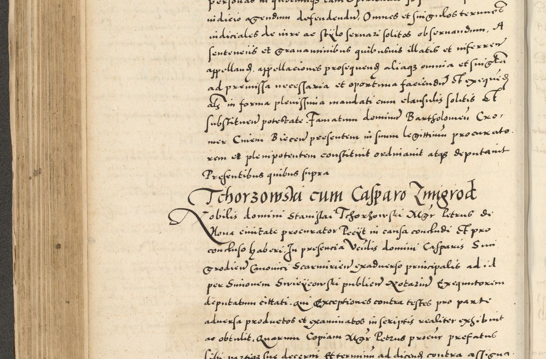 Zdjęcie nr 274 dla obiektu archiwalnego: Acta actorum causarum sententiarum deffinitiuarum, quam interloquutoriarum, decretorum, obligationum, procuratorum etc. coram Reverendo Domino Martino Izbienski de Rusiecz Archidiacono Posnaniensis, custode et in Spiritualibus Vicario generali officiali Cracoviensis, ad Annum Domini Millesimum quingentesimum Sexagesimum Nonum cuius indictio duodecima, Pontus Sanctissimi Pii Papae Quinti Annus quartus foeliciter continuantur