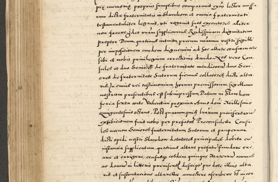 Zdjęcie nr 262 dla obiektu archiwalnego: Acta actorum causarum sententiarum deffinitiuarum, quam interloquutoriarum, decretorum, obligationum, procuratorum etc. coram Reverendo Domino Martino Izbienski de Rusiecz Archidiacono Posnaniensis, custode et in Spiritualibus Vicario generali officiali Cracoviensis, ad Annum Domini Millesimum quingentesimum Sexagesimum Nonum cuius indictio duodecima, Pontus Sanctissimi Pii Papae Quinti Annus quartus foeliciter continuantur