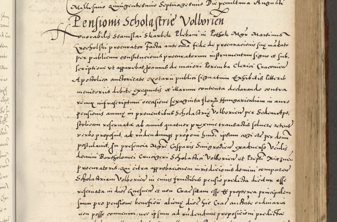 Zdjęcie nr 255 dla obiektu archiwalnego: Acta actorum causarum sententiarum deffinitiuarum, quam interloquutoriarum, decretorum, obligationum, procuratorum etc. coram Reverendo Domino Martino Izbienski de Rusiecz Archidiacono Posnaniensis, custode et in Spiritualibus Vicario generali officiali Cracoviensis, ad Annum Domini Millesimum quingentesimum Sexagesimum Nonum cuius indictio duodecima, Pontus Sanctissimi Pii Papae Quinti Annus quartus foeliciter continuantur