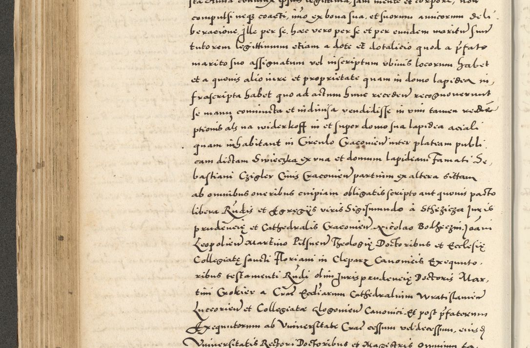 Zdjęcie nr 244 dla obiektu archiwalnego: Acta actorum causarum sententiarum deffinitiuarum, quam interloquutoriarum, decretorum, obligationum, procuratorum etc. coram Reverendo Domino Martino Izbienski de Rusiecz Archidiacono Posnaniensis, custode et in Spiritualibus Vicario generali officiali Cracoviensis, ad Annum Domini Millesimum quingentesimum Sexagesimum Nonum cuius indictio duodecima, Pontus Sanctissimi Pii Papae Quinti Annus quartus foeliciter continuantur